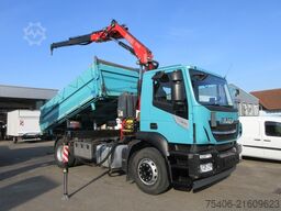 iveco Stralis 310 3-S-Kipper Fassi-Kran Funk