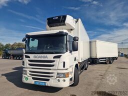 SCANIA P410 6x2 Kühlkoffer mit lbw + Anhänger Bj 2015