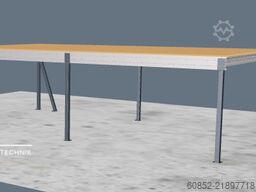 5x10m Lagerbühne , Belastung : 500kg/qm Unterkante: 2,5m , ca. 50qm Systembühne