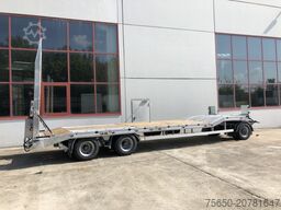 Möslein T 3-6,60 VB  3 Achs Tieflader- Anhänger, Luftgefedert, Verbreiterung