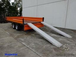 Möslein TTD 11 Weiß neuer Tandem 3- Seitenkipper Tieflader-- Neufahrzeug --