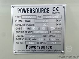 Perkins 1106A-70TAG4 - 220 kVA Generator - DPX-19809