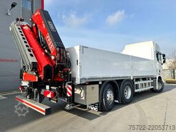 Scania R560 6x2-4 BL Baustoff-Pritsche FASSI 2.24