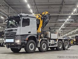 Mercedes-Benz AROCS 3253 8x8 / 65 t/m CRANE + JIB + WINCH / K...