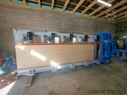 Elcima Glulam press, Laminiranje