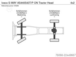 Iveco S-WAY AS440S43T/P ON Tractor Head