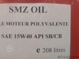 SMZ Smz motor olie 15w40 208l