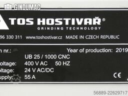 TOS HOSTIVAR UB 25-1000/C