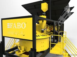 FABO Mobile Concrete Batching Plant 30 m3/h Mobile Concrete Batching Plant