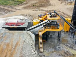 FABO Mobile Concrete Batching Plant 100 m3/h Mobile Concrete Batching Plant