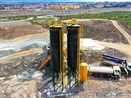 FABO Mobile Concrete Batching Plant 100 m3/h Mobile Concrete Batching Plant