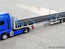 Fliegl SDS 390 Plateau mit Teleskopierung für Baustahlmattentransport