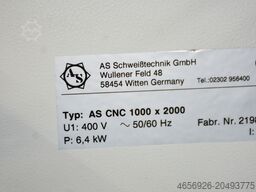 AS Schweißtechnik GmbH AS CNC 1000 x 2000