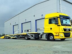 MAN 12.250 TGL mit Anhänger für 5 PKW