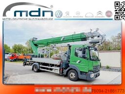 MERCEDES-BENZ Ategoe 816 Dachdecker Kran BÖCKER 37/4000 Korb