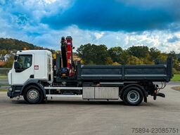 RENAULT D 18 * ABROLLKIPPER + HMF 1220 K-R * TOP!