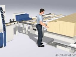 Weinig E3 infeed + A3 outfeed