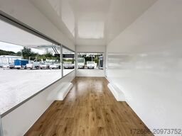 Blyss H25522HTN | WEISS 520X223X230CM 2500KG VERKAUFSANHÄNGER | 2X VERKAUFSKLAPPE