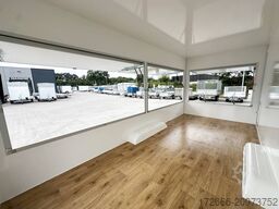 Blyss H25522HTN | WEISS 520X223X230CM 2500KG VERKAUFSANHÄNGER | 2X VERKAUFSKLAPPE