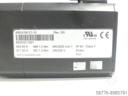 BR Automation 8MSA3M.E3-30 Servomotor Rev. D0 SN:68320217821