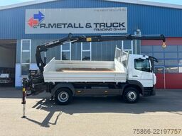 MERCEDES-BENZ 1224 K Atego 2 Seiten Kipper Hiab 078 X Duo