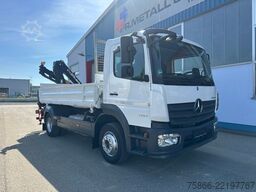 MERCEDES-BENZ 1224 K Atego 2 Seiten Kipper Hiab 078 X Duo