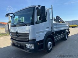 MERCEDES-BENZ 1224 K Atego 2 Seiten Kipper Hiab 078 X Duo