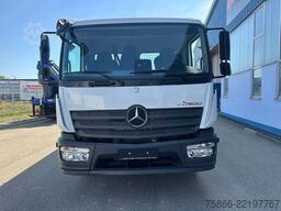 MERCEDES-BENZ 1224 K Atego 2 Seiten Kipper Hiab 078 X Duo
