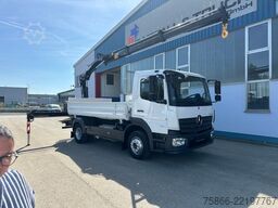 MERCEDES-BENZ 1224 K Atego 2 Seiten Kipper Hiab 078 X Duo