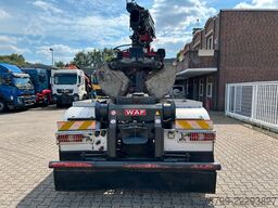 MERCEDES-BENZ 3248 Abroller mit HMF 2430 Kran + Greifer 8x4