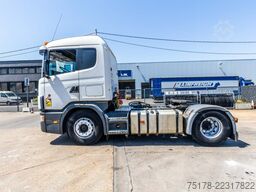 SCANIA R124L 400+MANUAL+HYDR