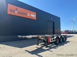 Van Hool 3-ASSIGE OPLEGGER 20FT/30FT ADR CHASSIS / galva...