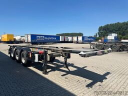 Van Hool 3-ASSIGE OPLEGGER 20FT/30FT ADR CHASSIS / galva...