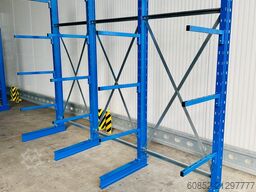 ca. 3,15 lfm. Kragarmregal Langgutregal H: 250 cm 140 kg/Arm META Multistrong