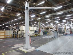 Schmalz Kran Drehkran Hallenkran H4,8 Schwenkkran NL 350kg Kettenzug L3m