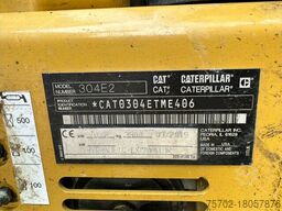 Cat 304E2 Mobilkettenbagger