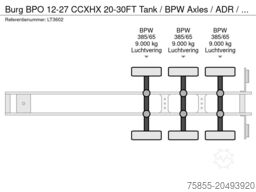 Burg BPO 12-27 CCXHX 20-30FT Tank / BPW Axles / ADR ...