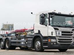 SCANIA P370 Abrollkipper Meiller Lift-/Lenkachse Kamera