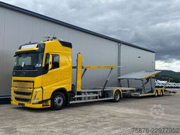 VOLVO FH mit Anhänger für 6 PKW