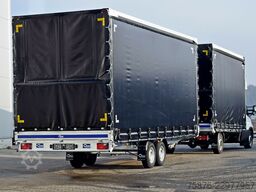 IVECO Daily  Speditionszug mit Anhänger Planenaufbau