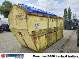  Absetzcontainer ca. 15m³ geschlossen mit Deckel
