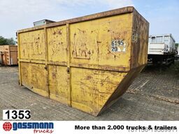  Absetzcontainer ca. 17m³ offen mit Flügeltüren