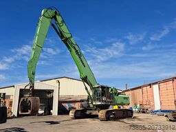 Sennebogen 850R with hydraulic rotating grapple