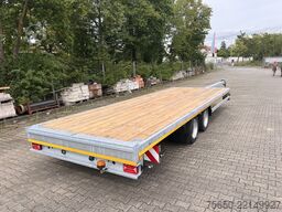 Möslein THT 11 G Ausziehbar  11,9 t Tandemanhänger- Tieflader, ausziehbarLuftgefedert