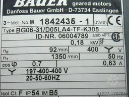 BAUER BG06-31/D05LA4-TF-K305