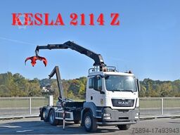 MAN TGS 26.360 Abrollkipper* KESLA 2114 Z * TOP
