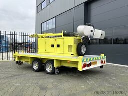 Atlas Copco Unique generator with light pole on trailer!