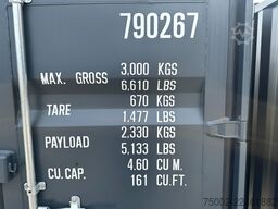 Shanghai Shengji NEW 4FT DV container / RAL 7016 (anthracite grey)