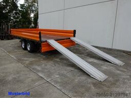 Möslein TTD11 weiß  neuer Tandem 3- Seitenkipper Tieflader-- Neufahrzeug --