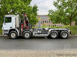 Mercedes-Benz Actros 3241 8x4/Abrollkipper+Fassi F155/Euro5